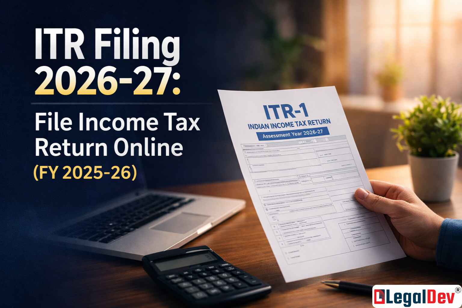 ITR Filing 2026-27: File Income Tax Return Online (FY 2025-26)
